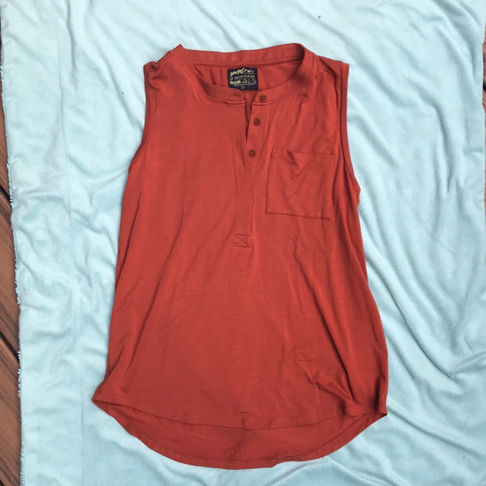 United by Blue Burnt Orange Blouse